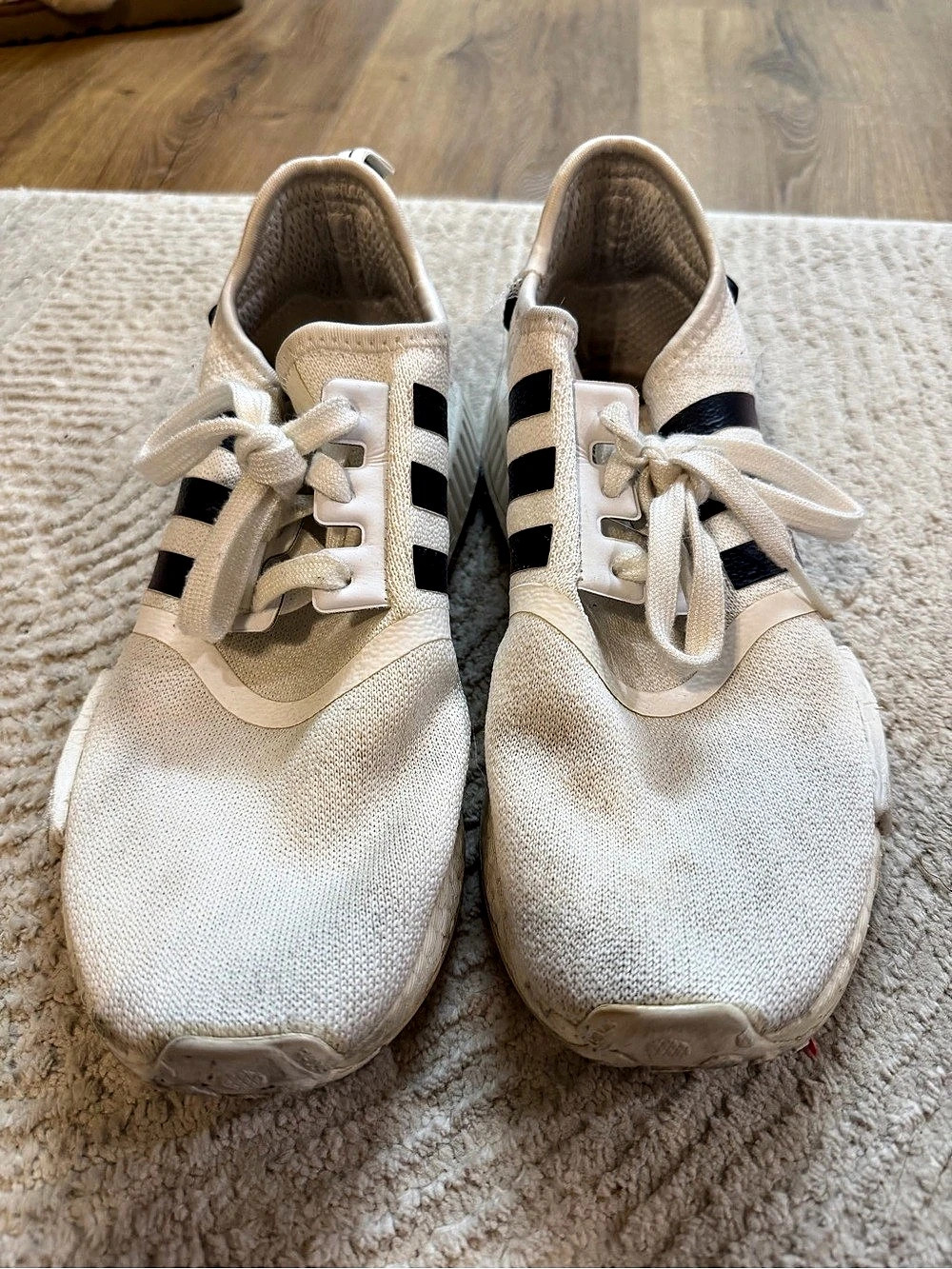 adidas NMD_R1 Women's White & Black Sneakers